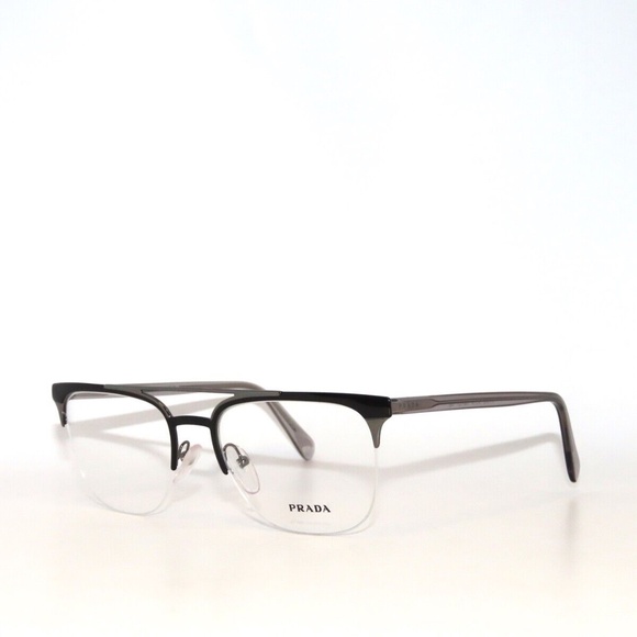 Prada 63UV 63 1AB-1O1 54 Black Eyeglasses PR63UV - Picture 1 of 5